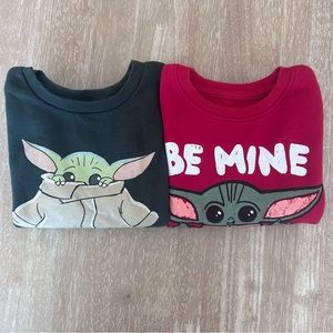 Baby Yoda Sweatshirts - 4T - Valentines Day